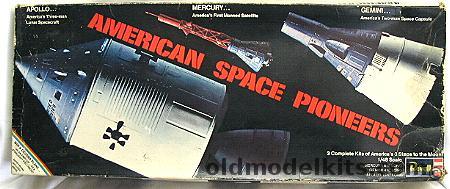 Revell 1/48 American Space Pioneers - Apollo / Mercury / Gemini - 3 Kits, H1847-500 plastic model kit